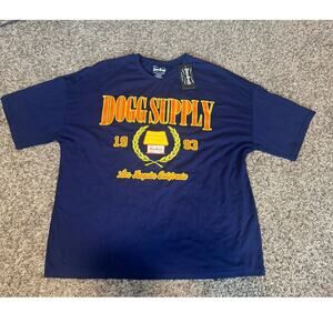 Dogg Supply by Snoop Dogg Los Angeles 1993 Graphic Tee Navy Blue 2XL NWT
